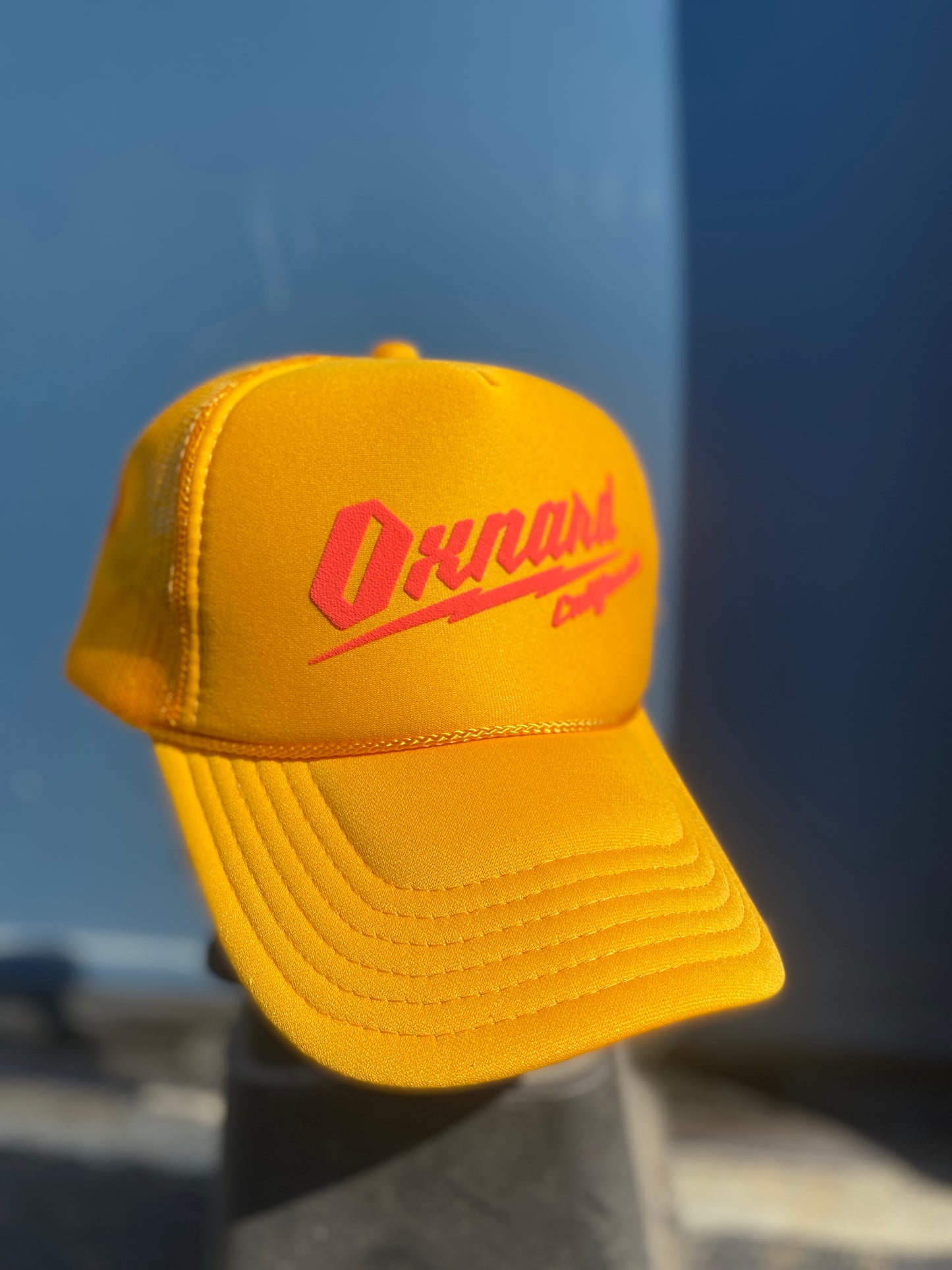 Oxnard Bolt Yellow trucker hat