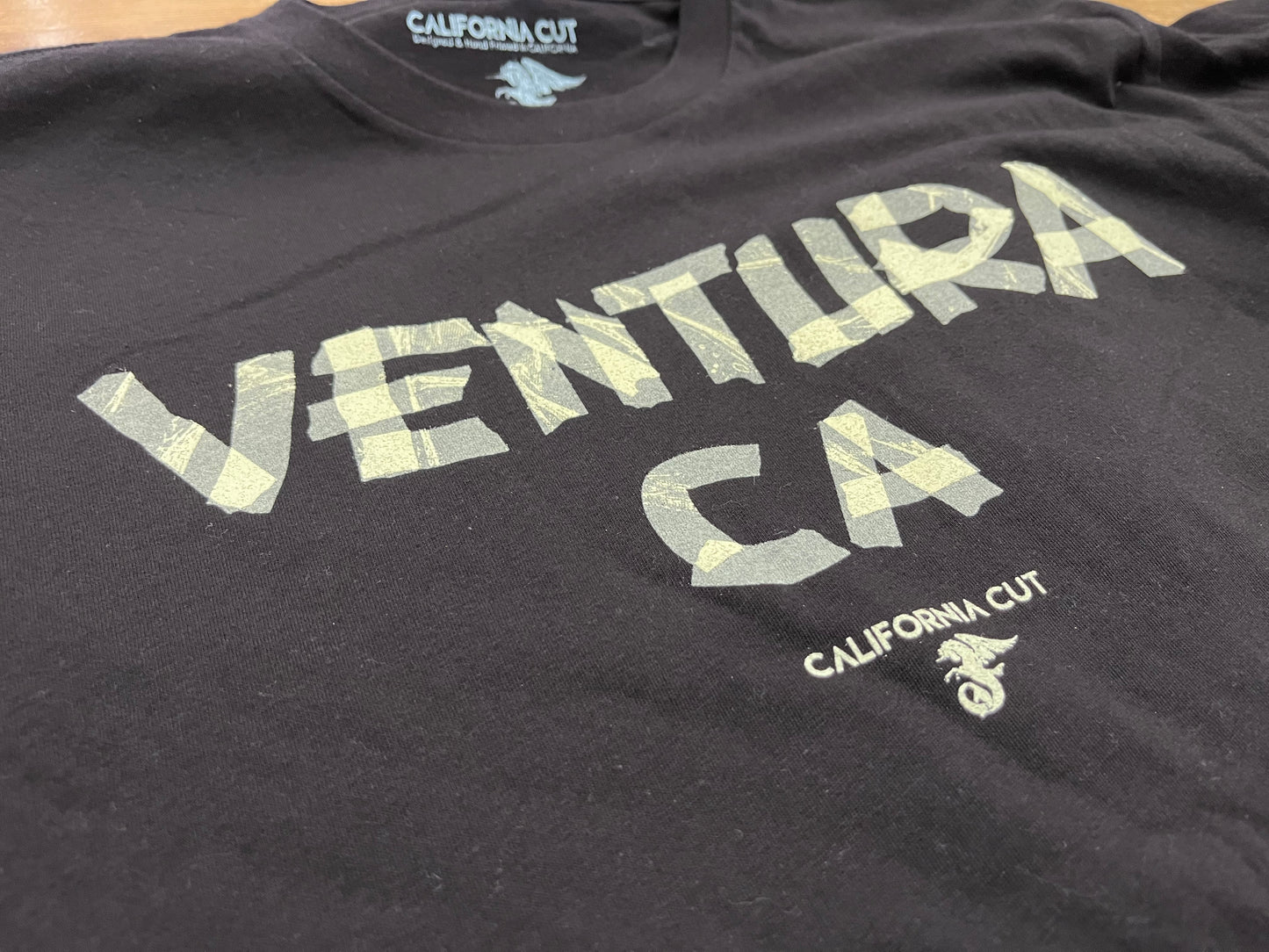 Ventura Masking Tape Black tshirt