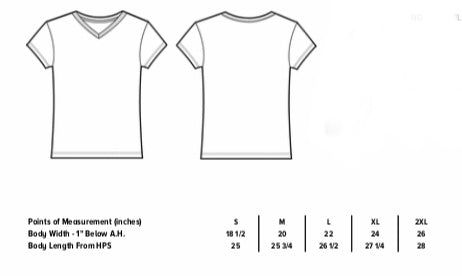 Surf & Berries Women’s Vneck relaxed fit T-shirt