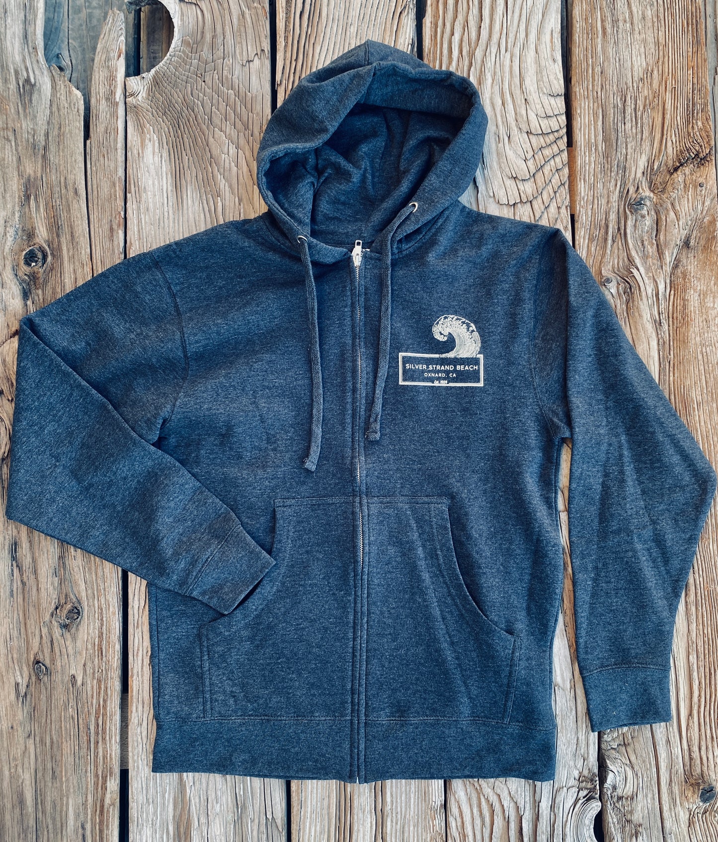 Silver Strand midweight full zip hoodie