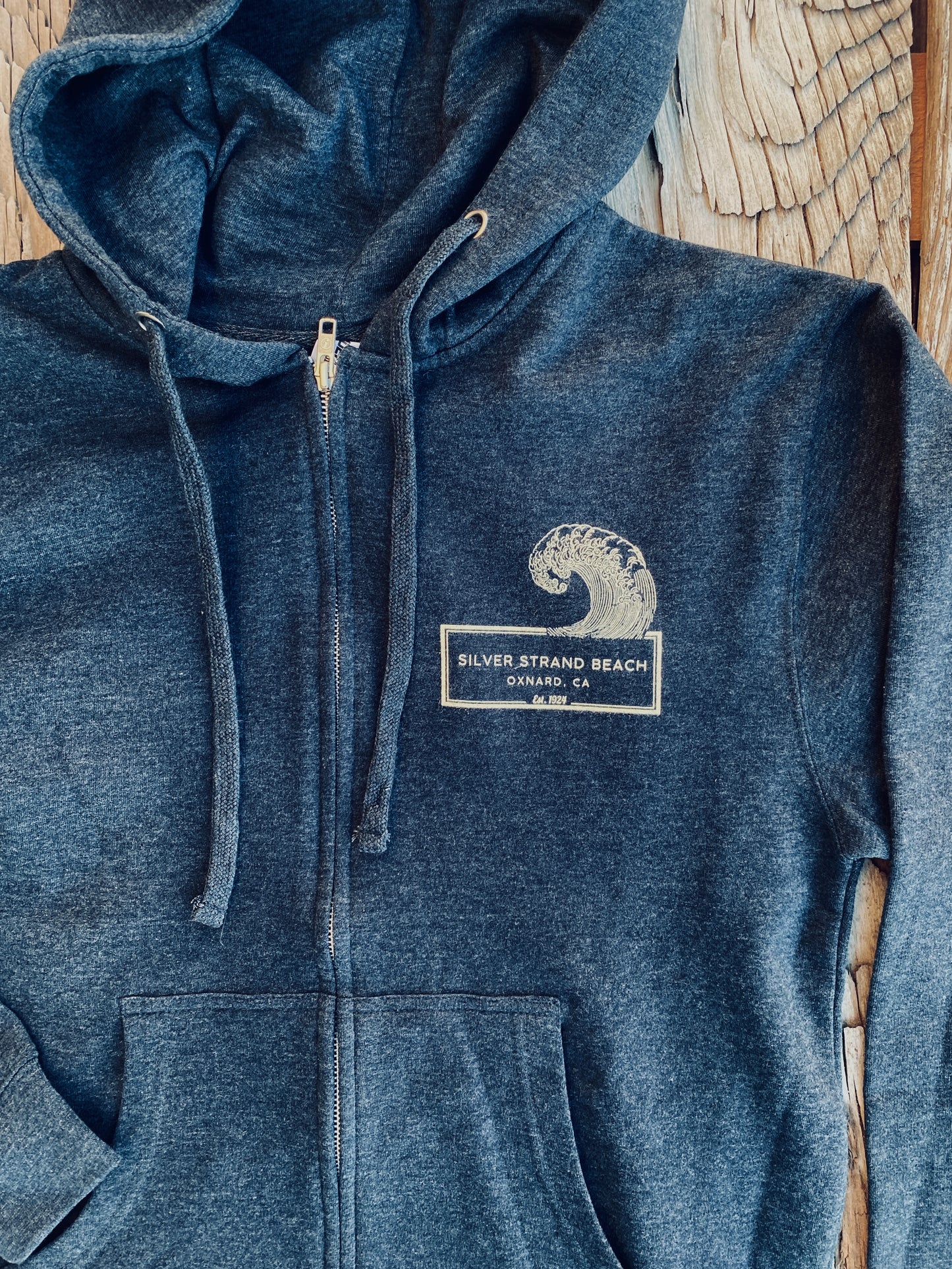 Silver Strand midweight full zip hoodie