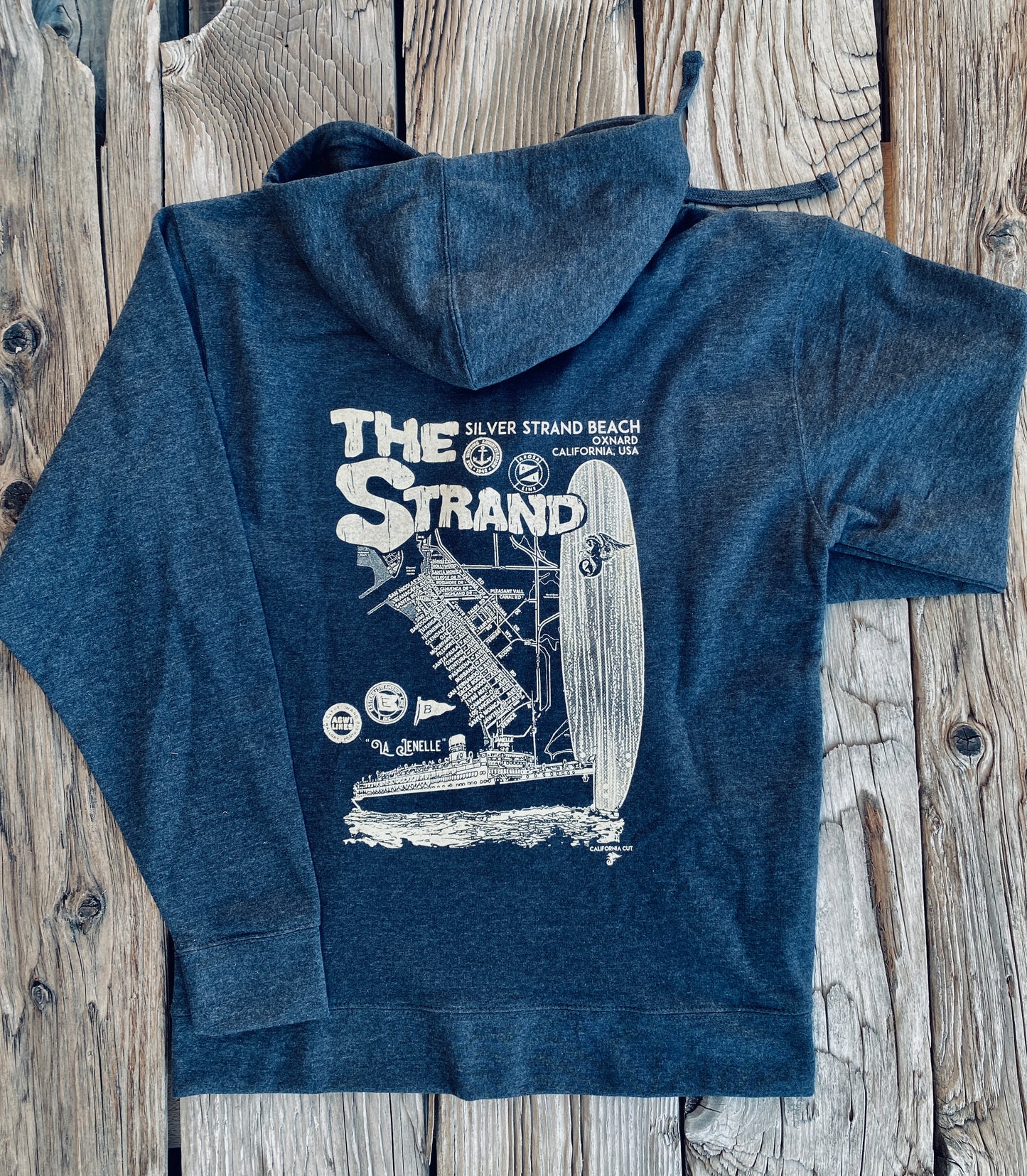 Silver Strand midweight full zip hoodie