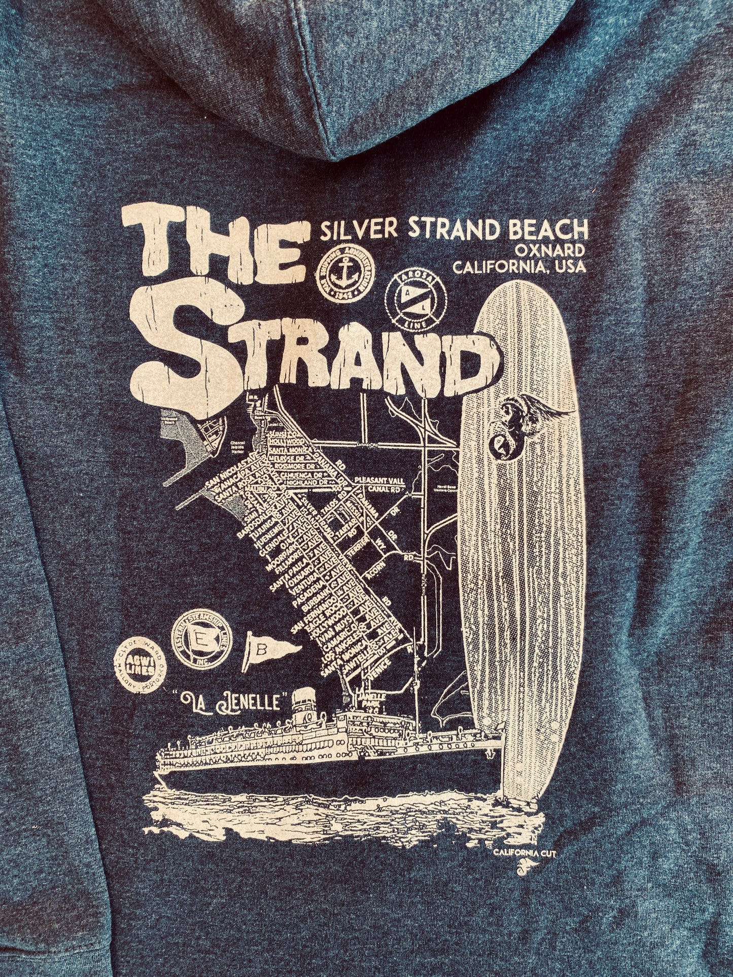 Silver Strand midweight full zip hoodie