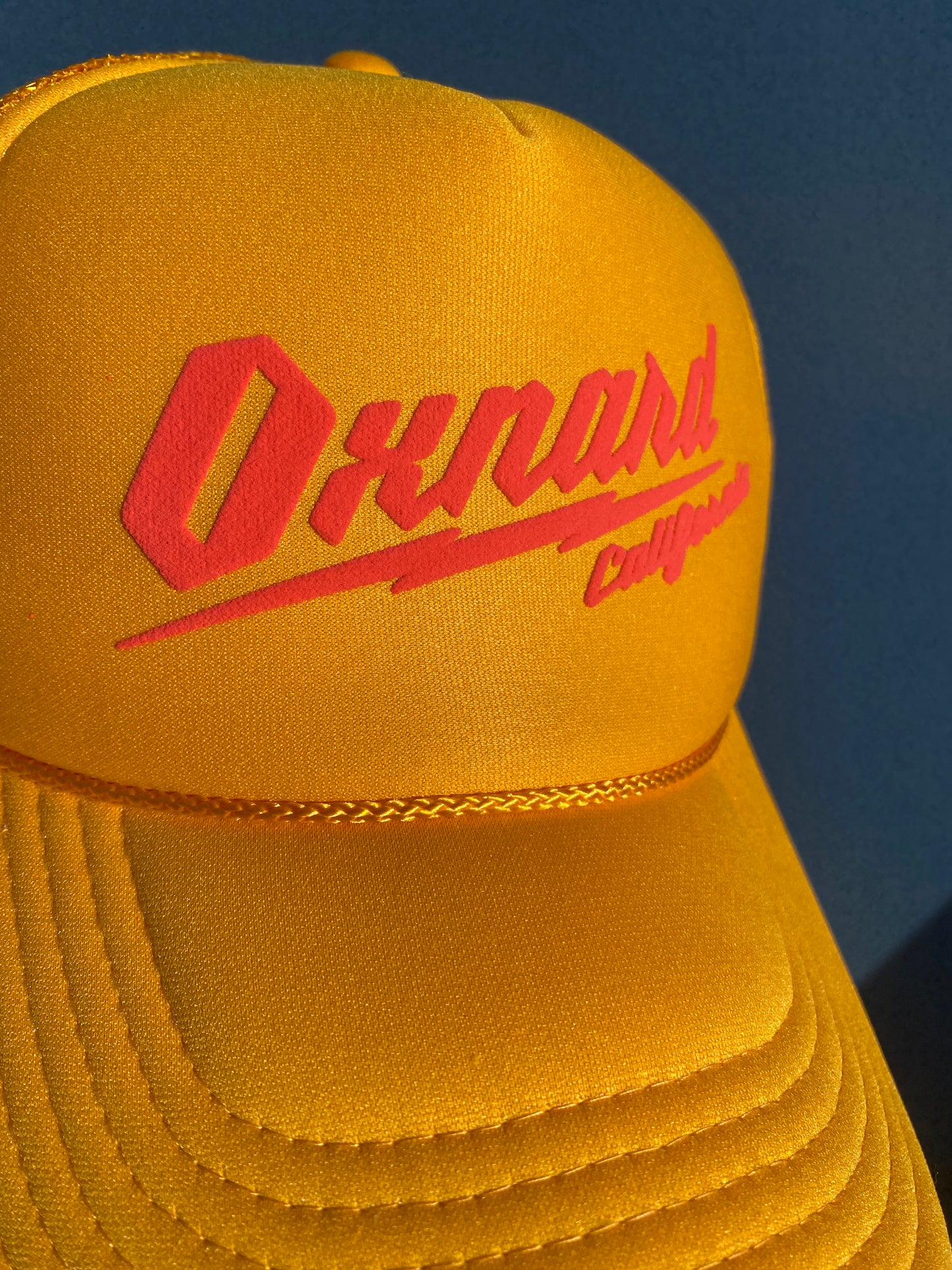 Oxnard Bolt Yellow trucker hat