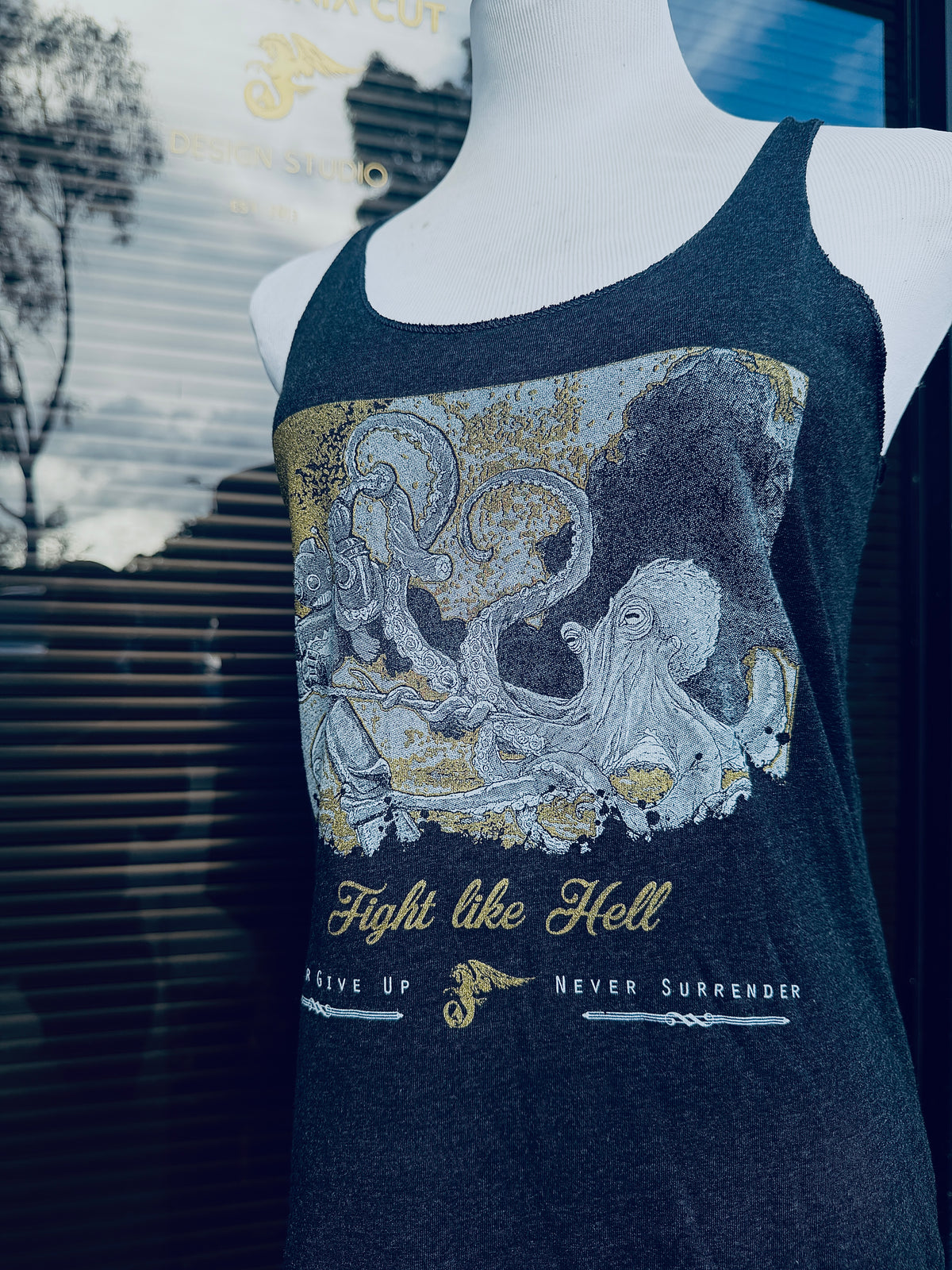 Fight like Hell - Women’s Triblend Tank Top