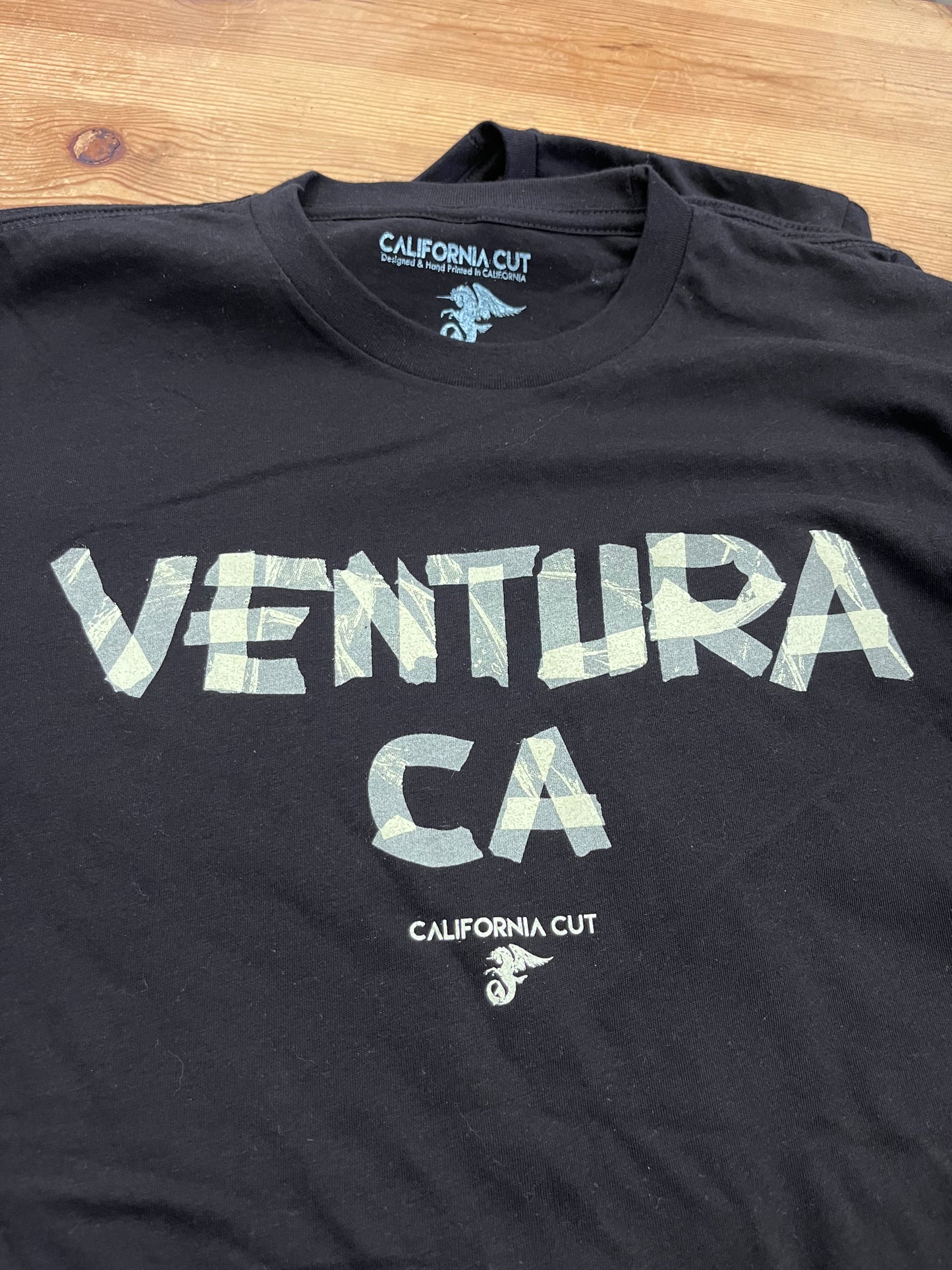 Ventura Masking Tape Black tshirt