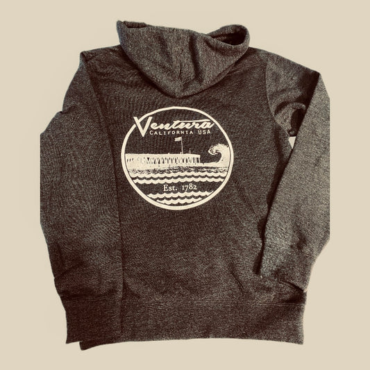 Ventura Pier midweight full zip hoodie