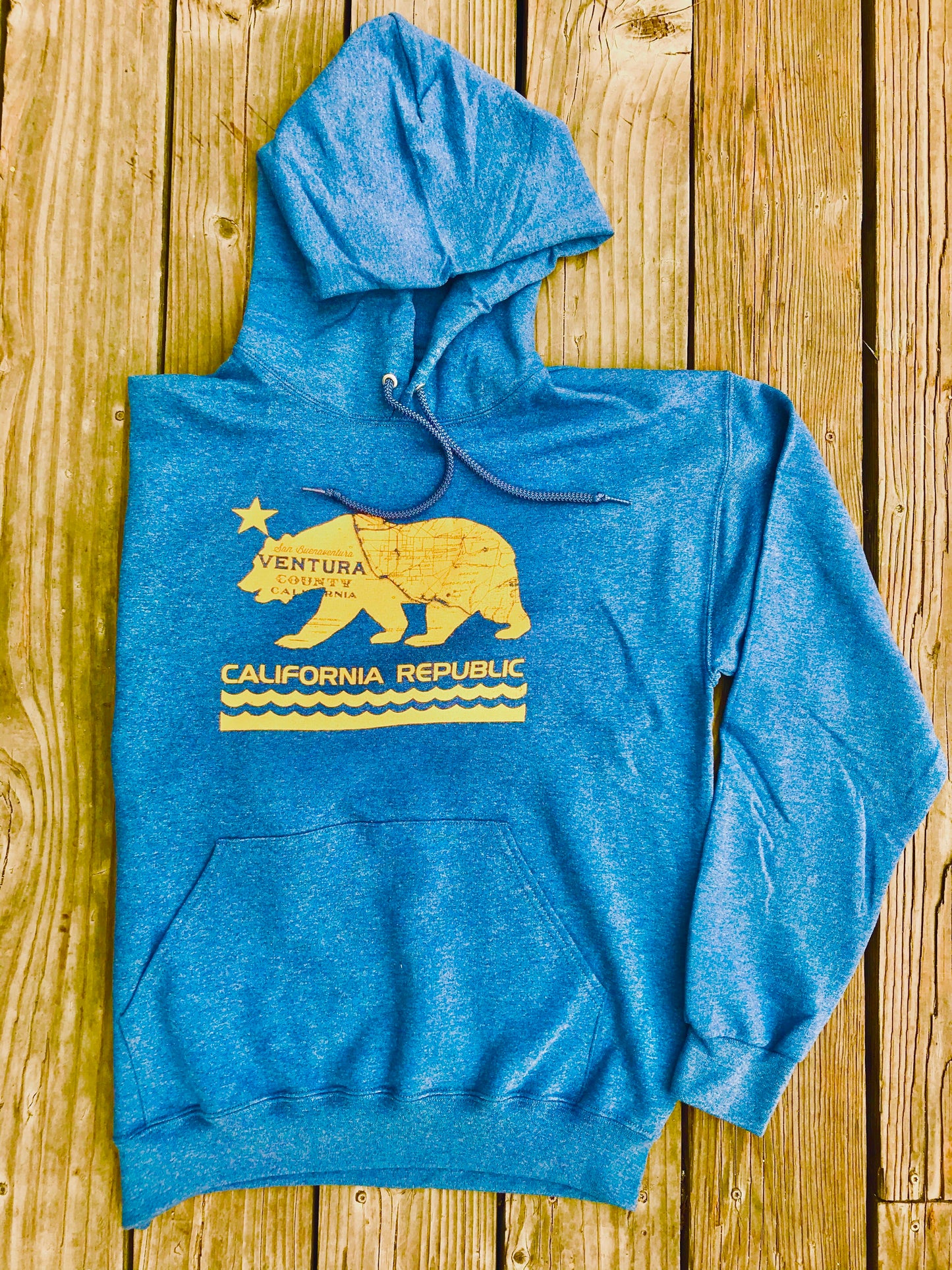 Ventura County California Bear midweight pullover hoodie