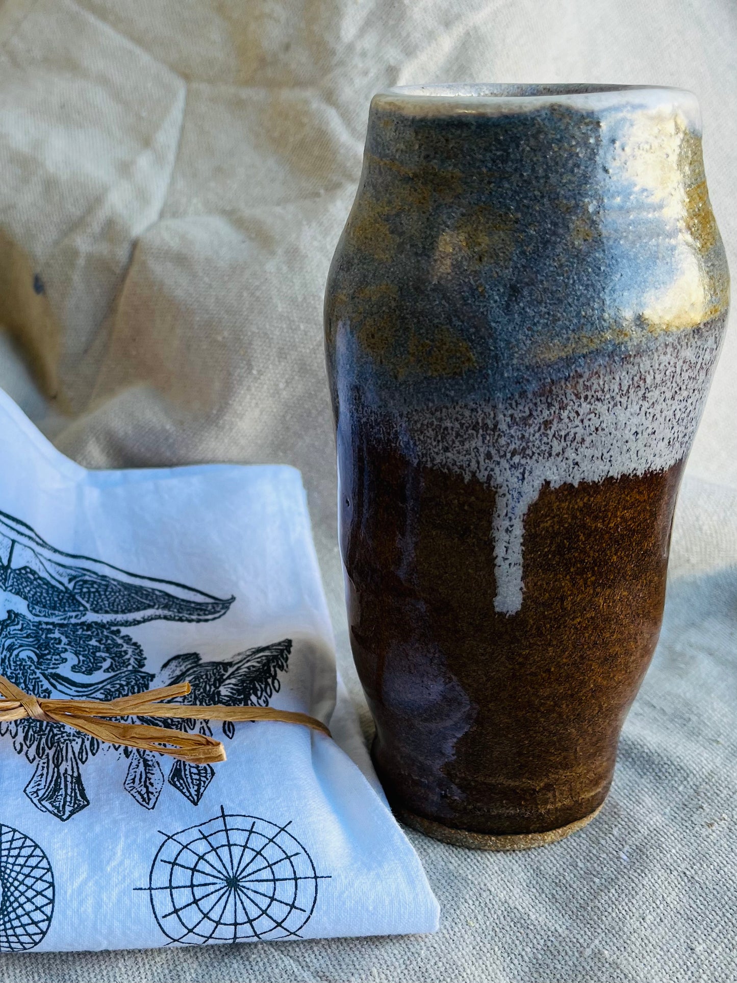 Marine Layer Tumbler and Tea Towel Gift Set