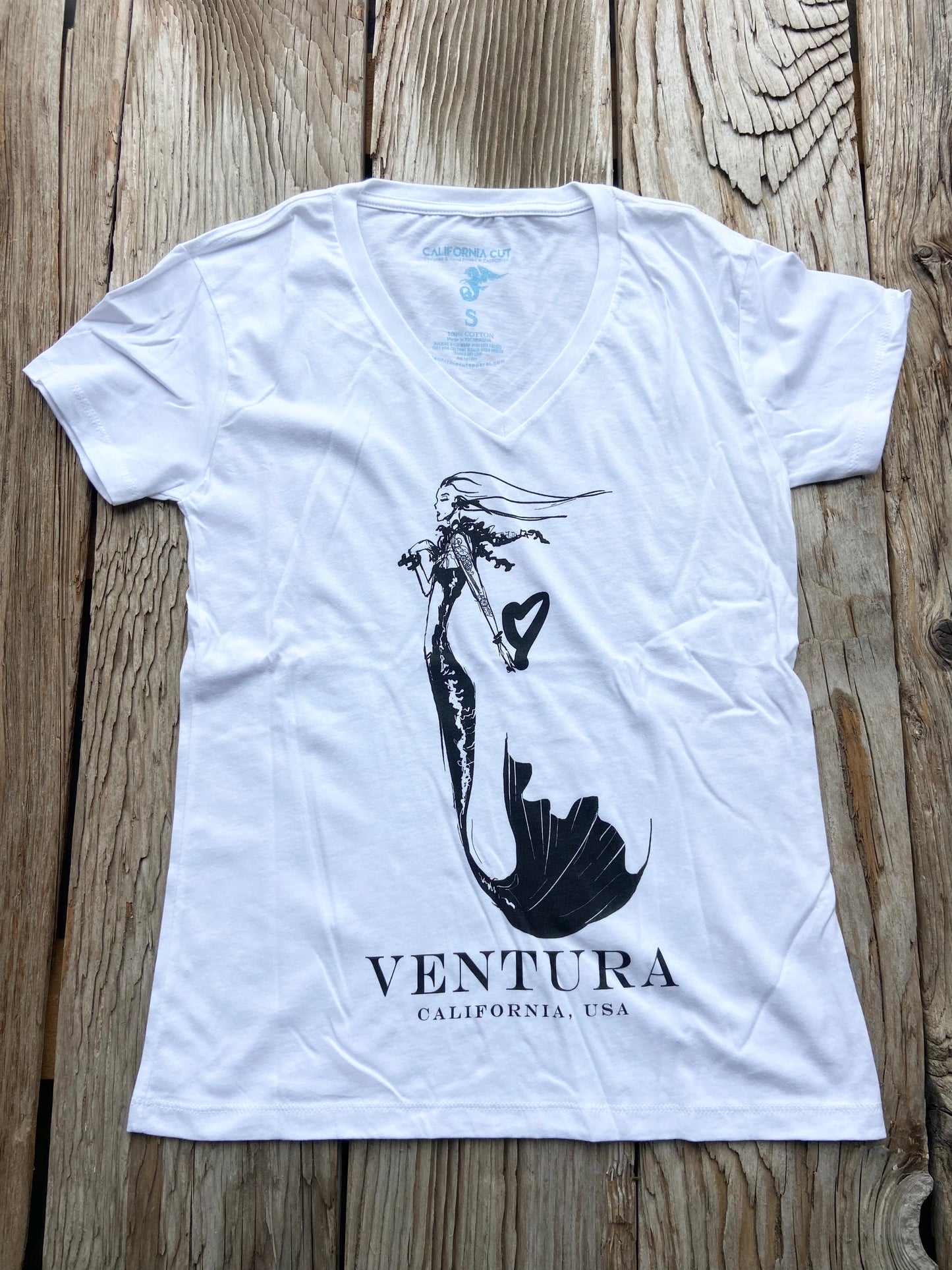 Women's Fashion Mermaid Ventura Fitted V Neck