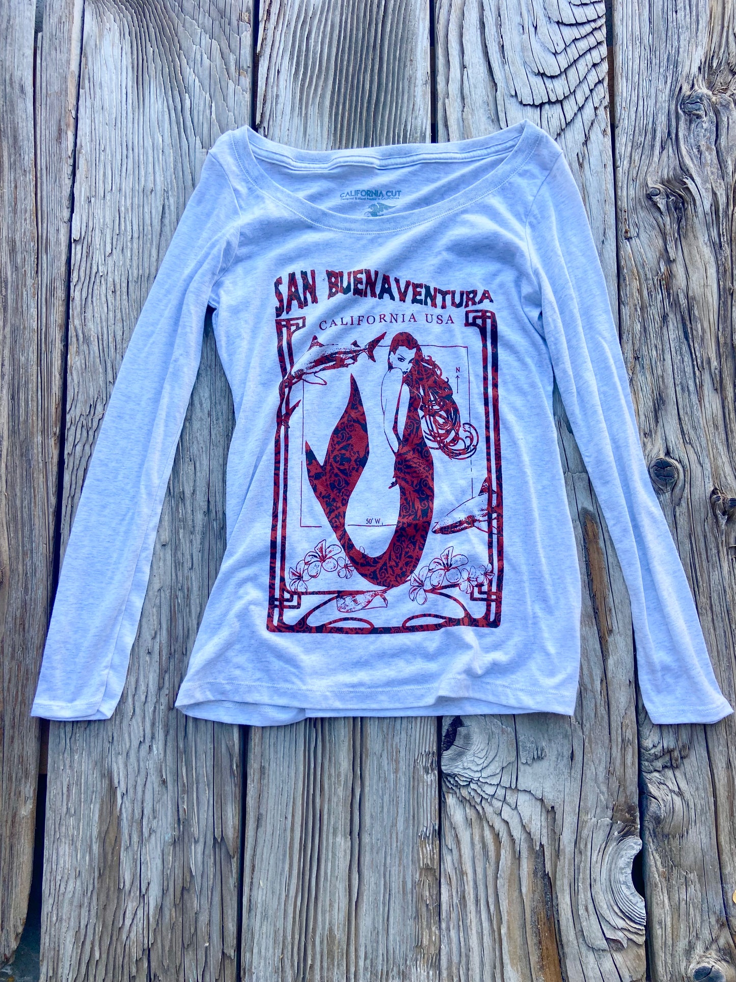 San Buenaventura Mermaid Fitted Long Sleeve