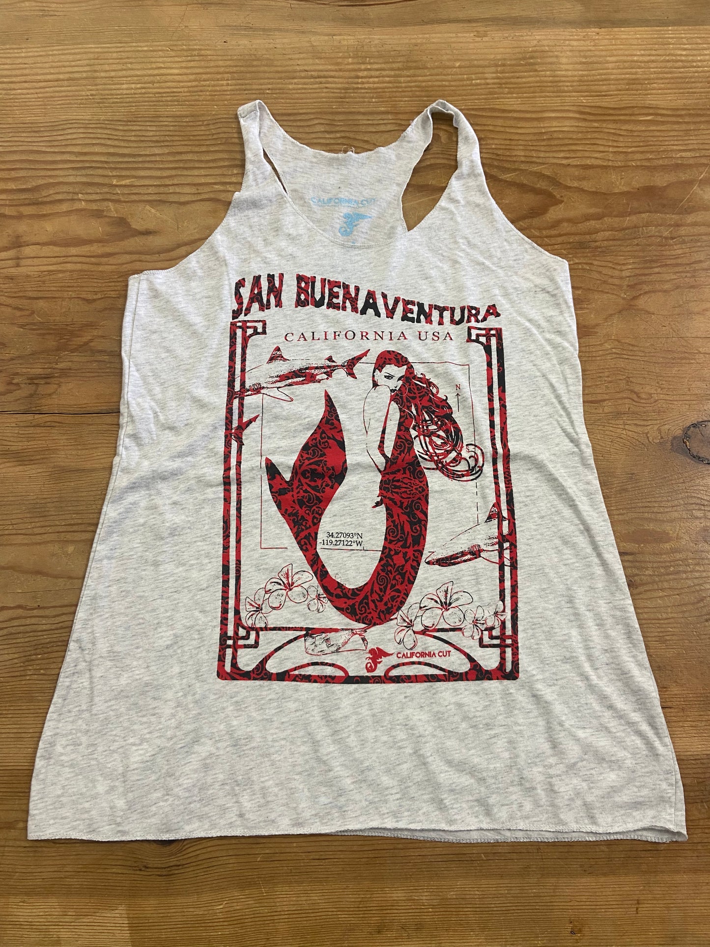 San Buenaventura Mermaid Triblend Tank Top