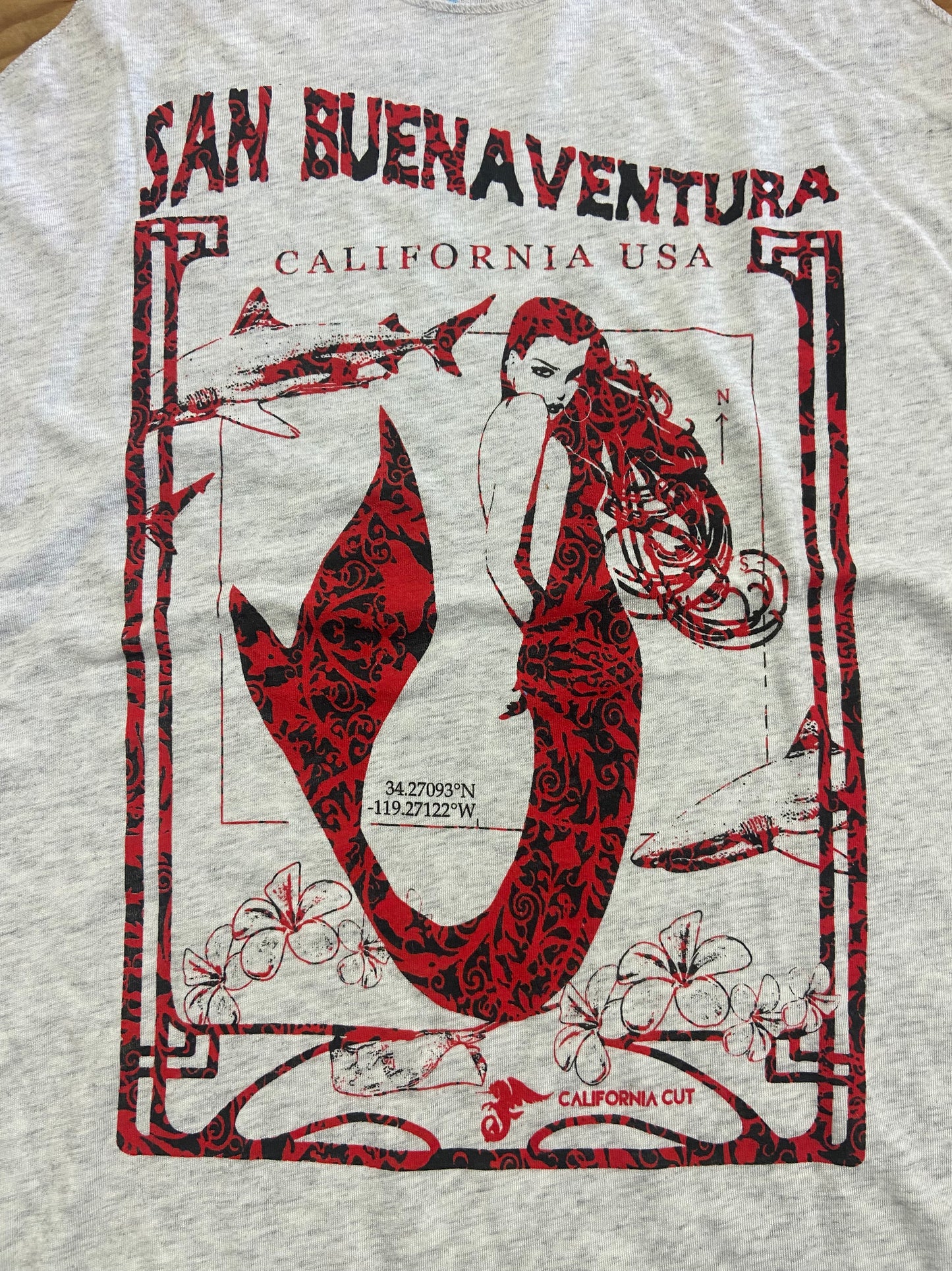 San Buenaventura Mermaid Triblend Tank Top