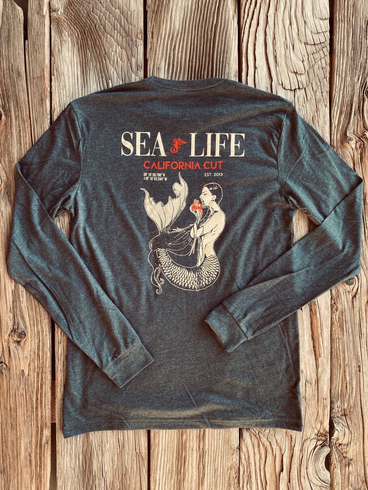 Sea Life Mermaid Long Sleeve Shirt